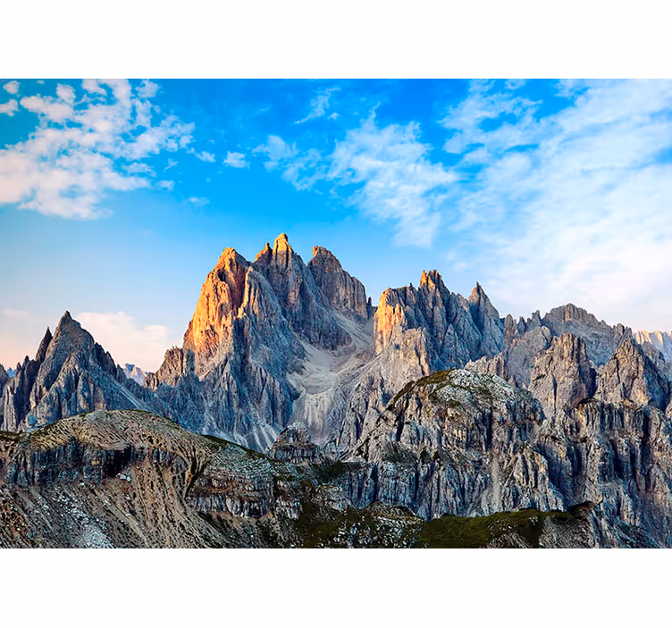 Tapisserie murale paysage vue montagneuse - TenStickers