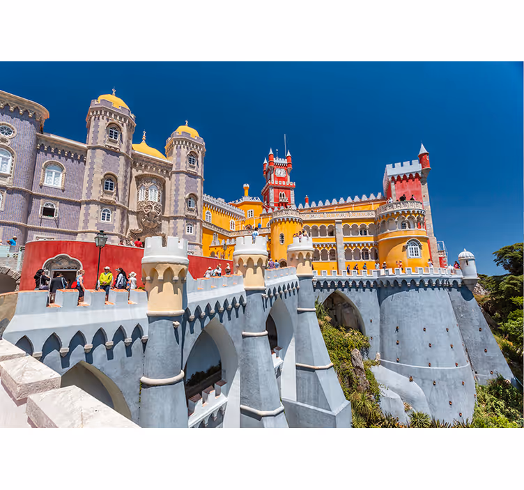 Tapisserie autres villes et de pays château de sintra - TenStickers