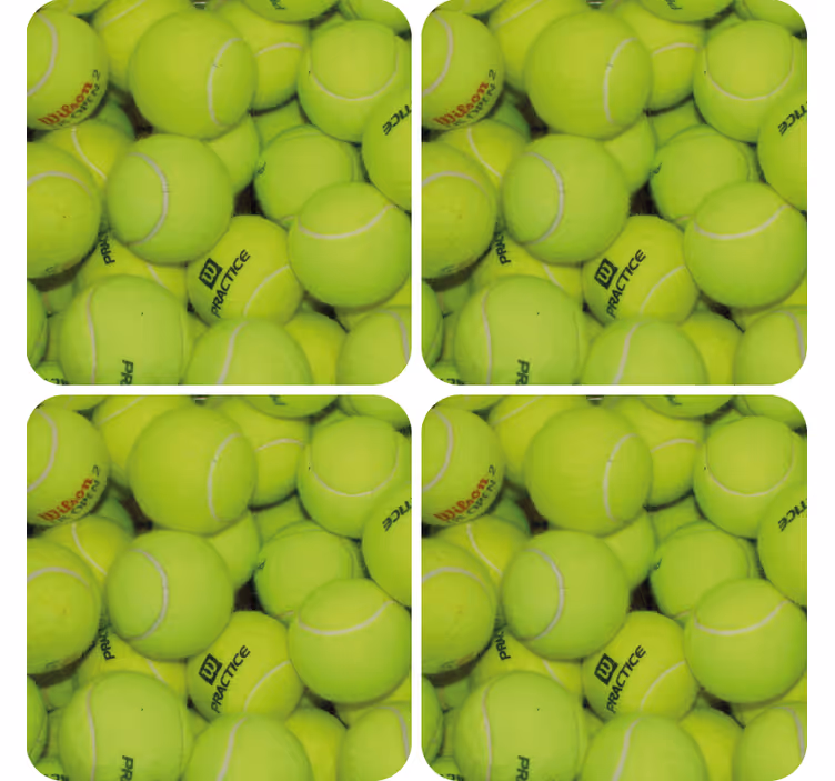 dessous de verre moderne Balle de tennis - TenStickers