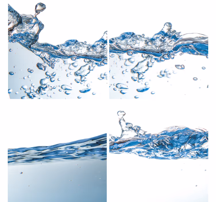 dessous de verre motif Effet de l'eau - TenStickers