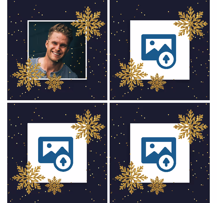 Dessous de verre noël Cadre photo - TenStickers