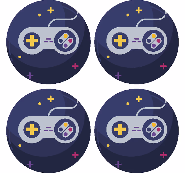 Dessous de verre Manette de jeu - TenStickers