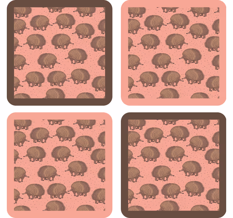 Sous verre geek motif hérisson - TenStickers
