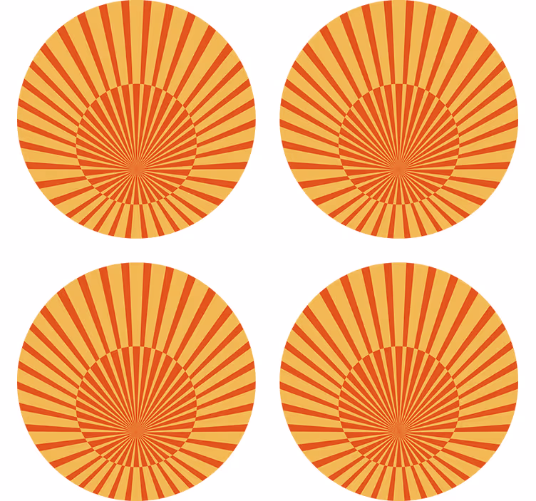 Sous verre motif Éclatant de soleil - TenStickers