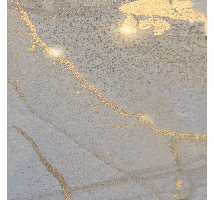 Sous verre surface en feuille d'or élégante - TenStickers