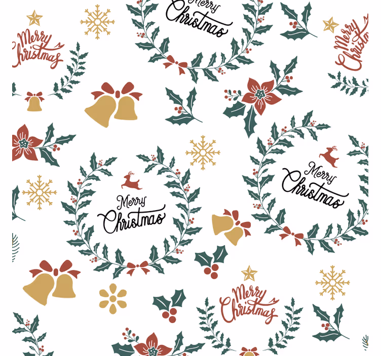Sous verre noël design festif de vacances - TenStickers