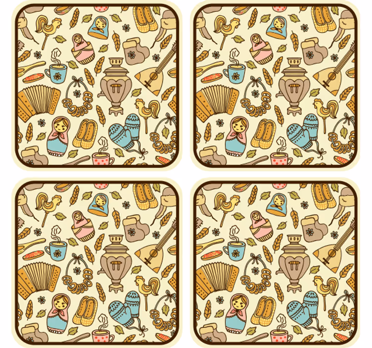 Sous verre geek motifs ludiques d'art populaire - TenStickers