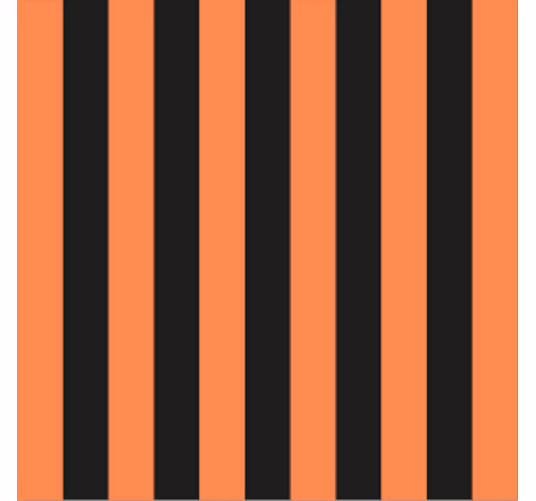 Halloween couleurs rayures dessous de verre - TenStickers