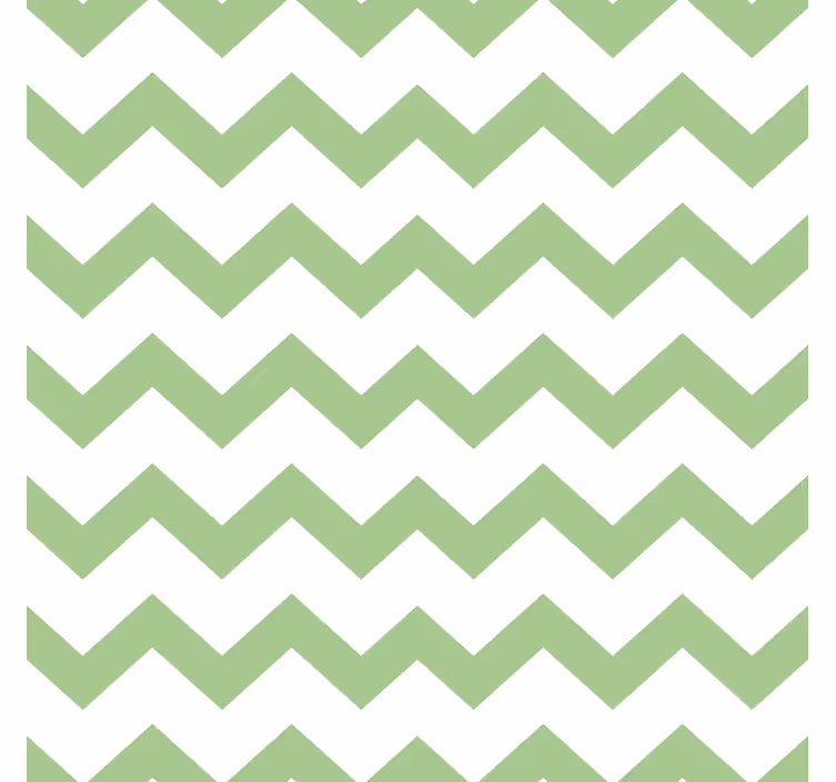 Sous verre motif chevrons verts - TenStickers