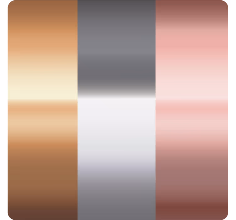 Sous verre rayures dégradées métalliques - TenStickers