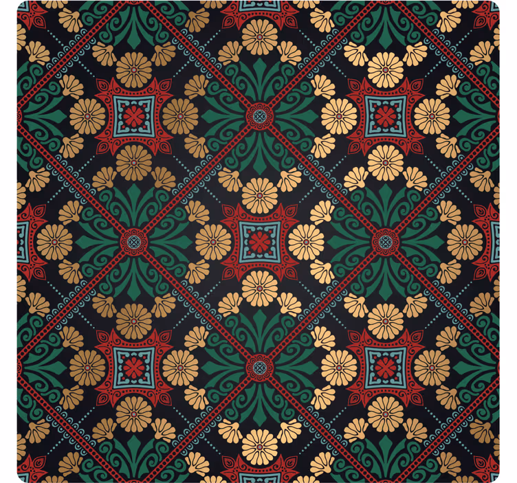 Sous verre feuille décorative à motif floral - TenStickers