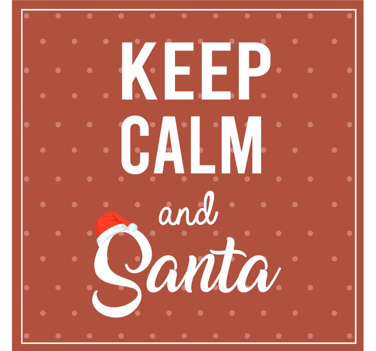 Sous verre noël design de citation festive - TenStickers