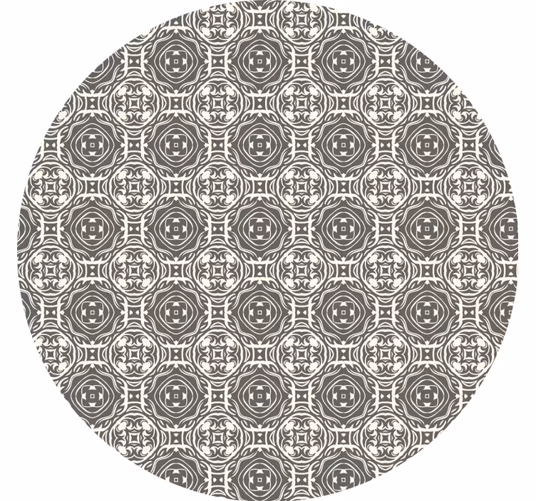 dessous de verre moderne Ornement de cercle élégant - TenStickers