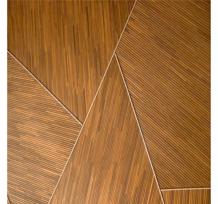 dessous de verre motif Carré de bois élégant - TenStickers