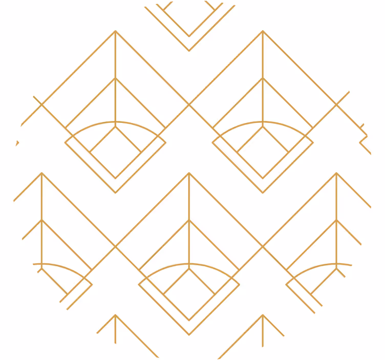 Sous verre motif à motifs géométriques - TenStickers