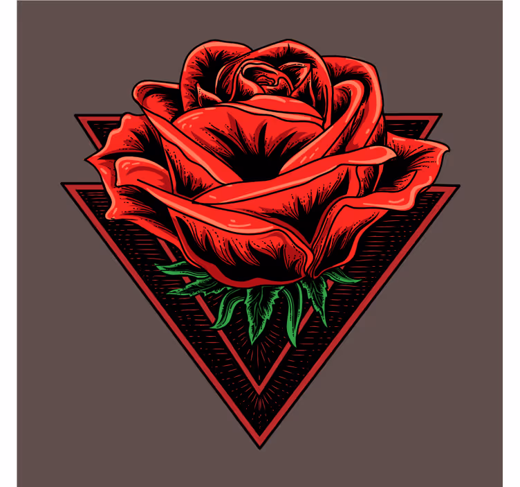Sous verre geek rose rouge graphique - TenStickers