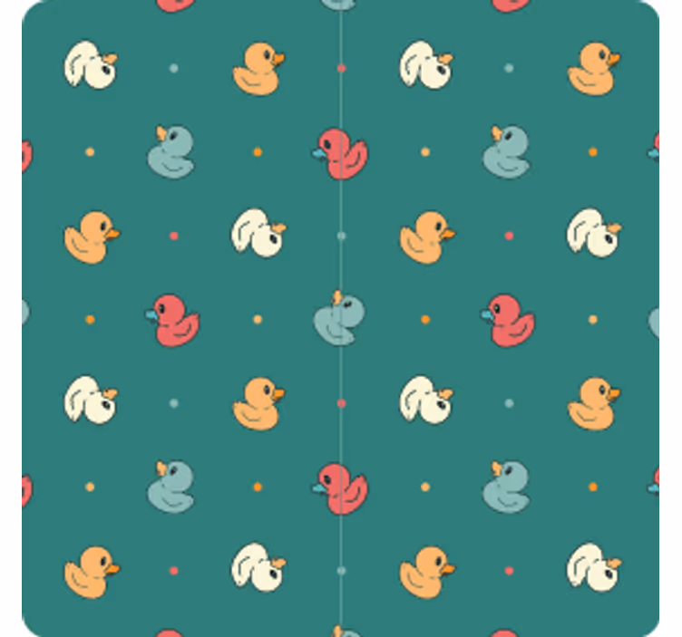 Sous verre bière motif canard fantaisiste - TenStickers