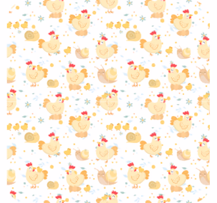 Sous verre geek motif poule ludique - TenStickers