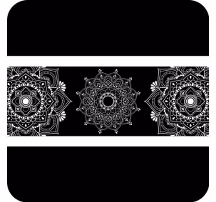Sous verre motif mandala complexe - TenStickers