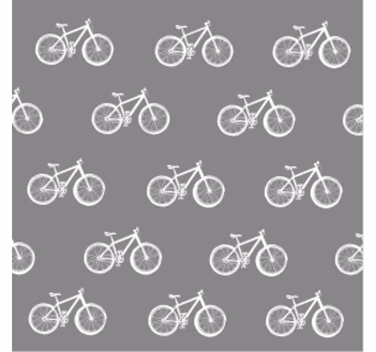 Sous verre moderne motif de motif de vélo - TenStickers