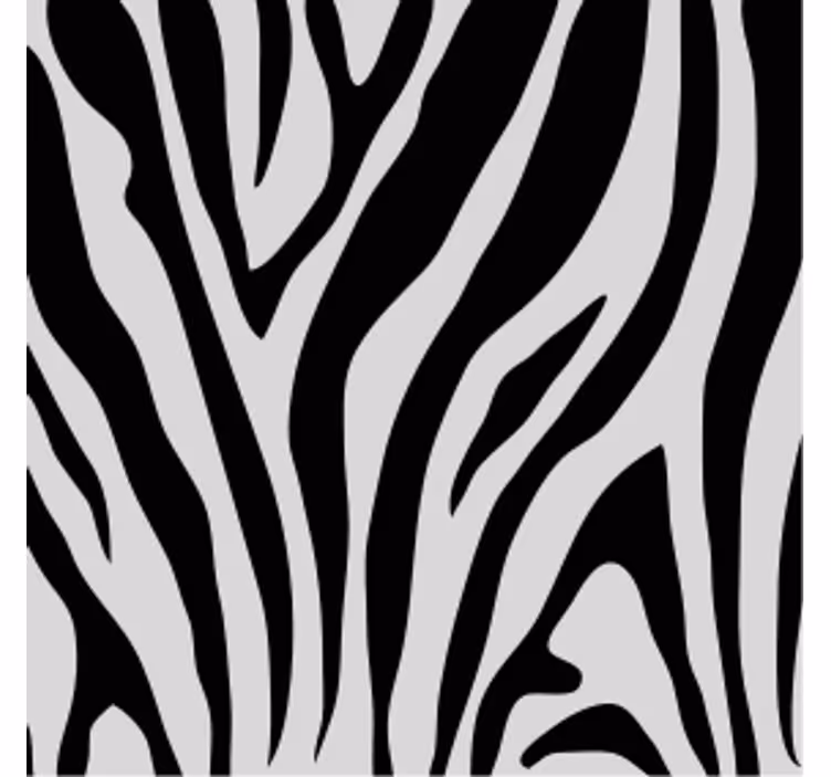 Sous verre motif rayures zébrées - TenStickers