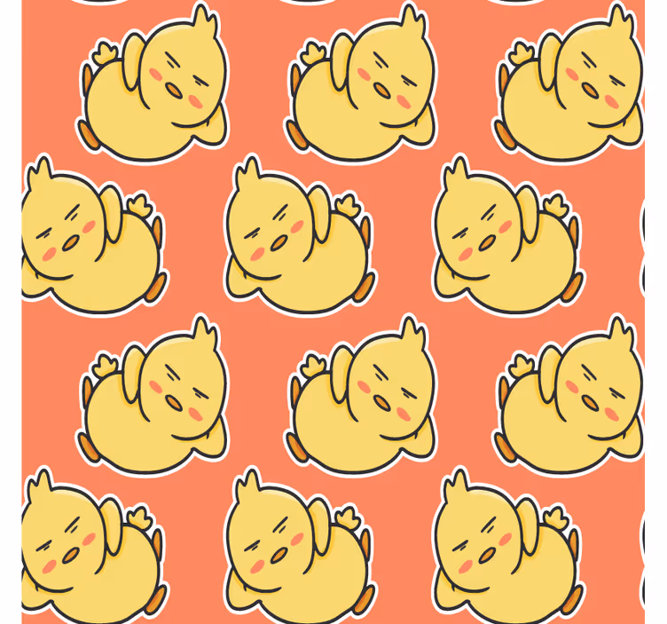Sous verre geek motif de jolis poussins jaunes - TenStickers