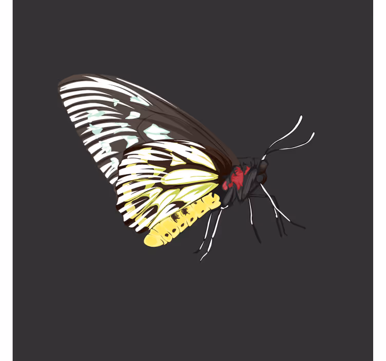 Sous verre geek art de papillons colorés - TenStickers