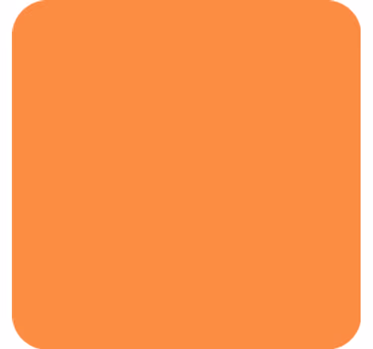 Sous verre surface orange simple - TenStickers