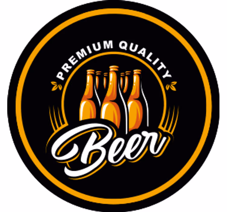 Sous verre bière Écusson de qualité premium - TenStickers
