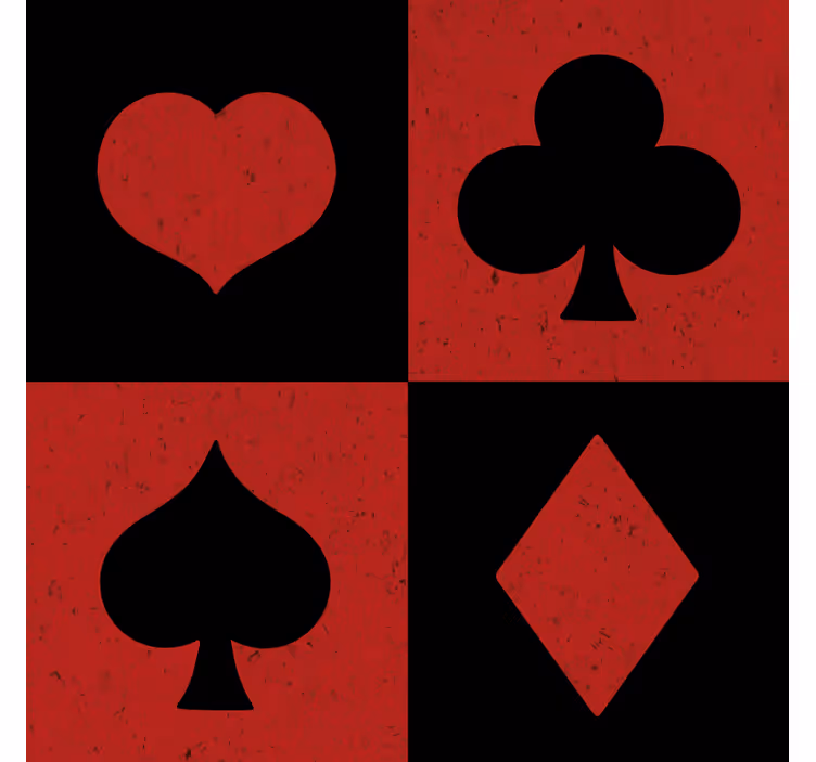 Sous verre geek symboles de cartes - TenStickers