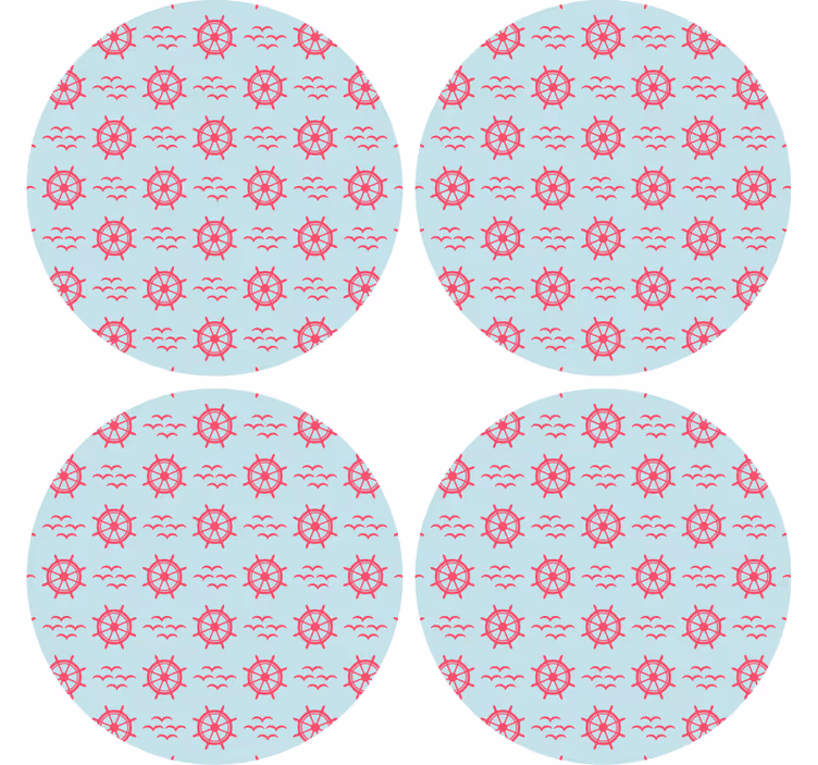 Sous verre geek motif de roue nautique - TenStickers
