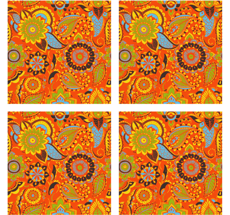 Sous verre geek motif botanique vibrant - TenStickers