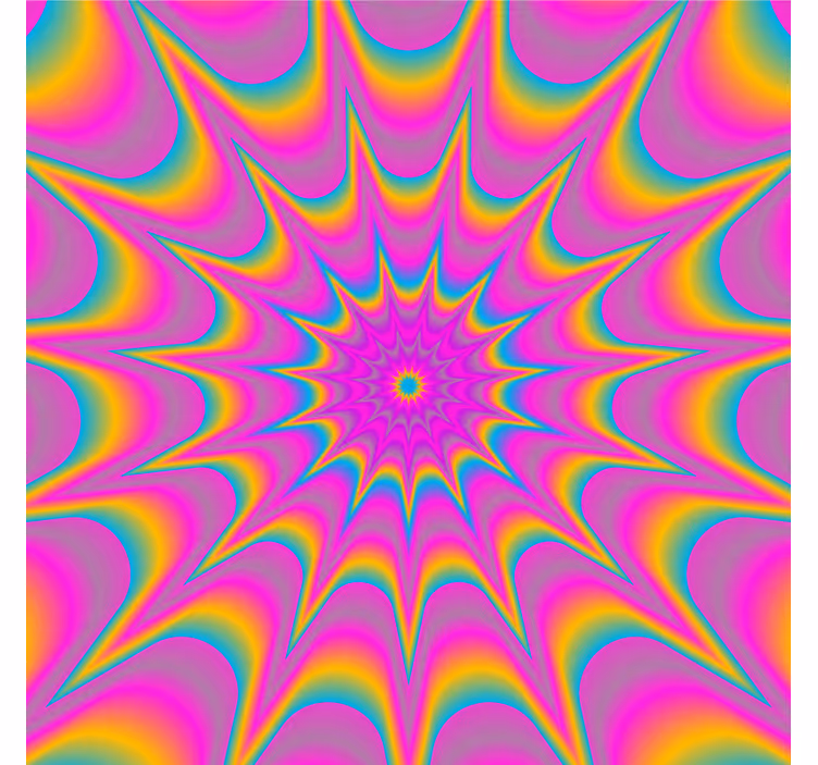 Sous verre geek motif spirale vibrant - TenStickers