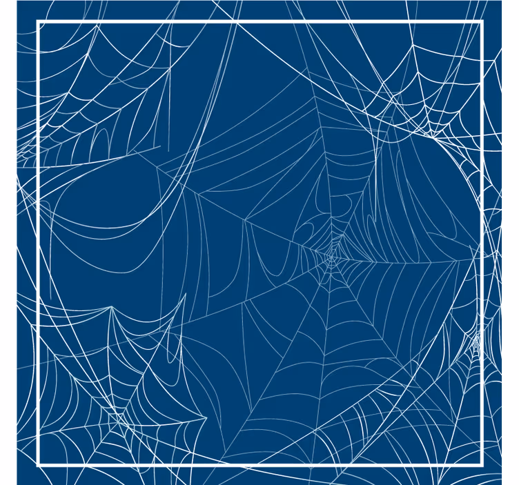 Sous verre Halloween motif de toile complexe - TenStickers