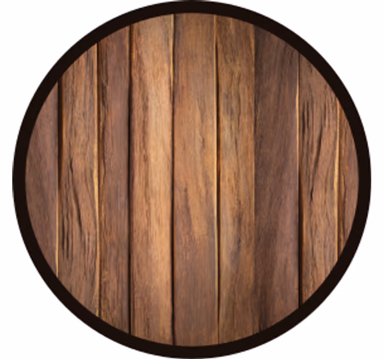 Dessous de verre bois avec surface vieillie - TenStickers