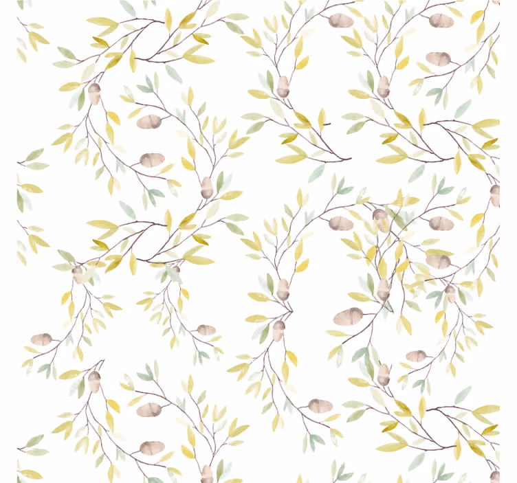 Sous verre motif de vigne florale - TenStickers