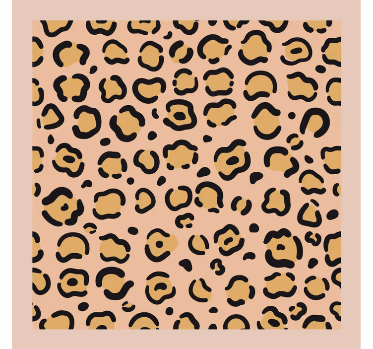 Sous verre motif imprimé léopard - TenStickers