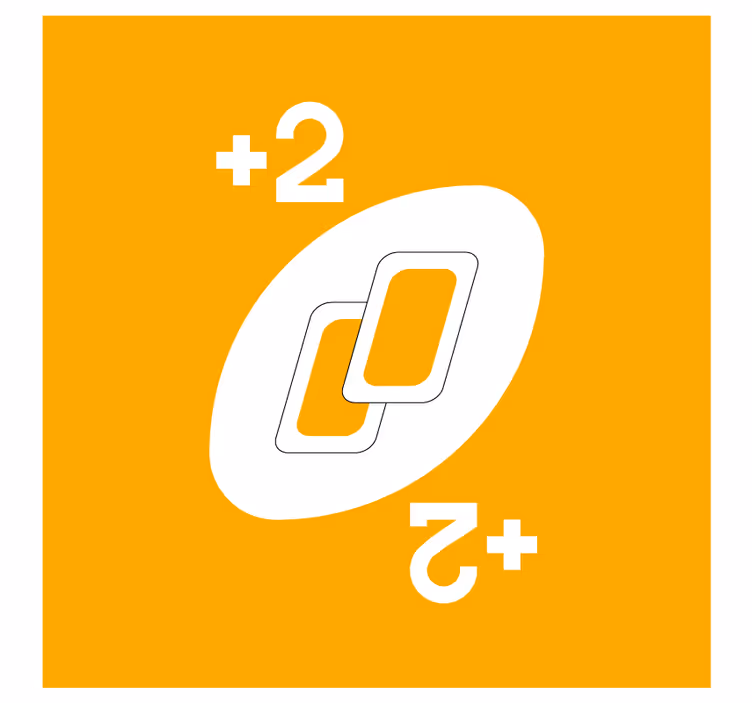 Sous verre geek formes entrelacées avec chiffres - TenStickers