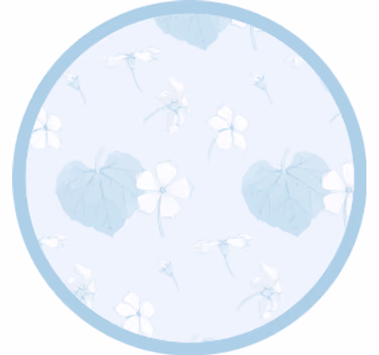Sous verre imprimé floral - TenStickers
