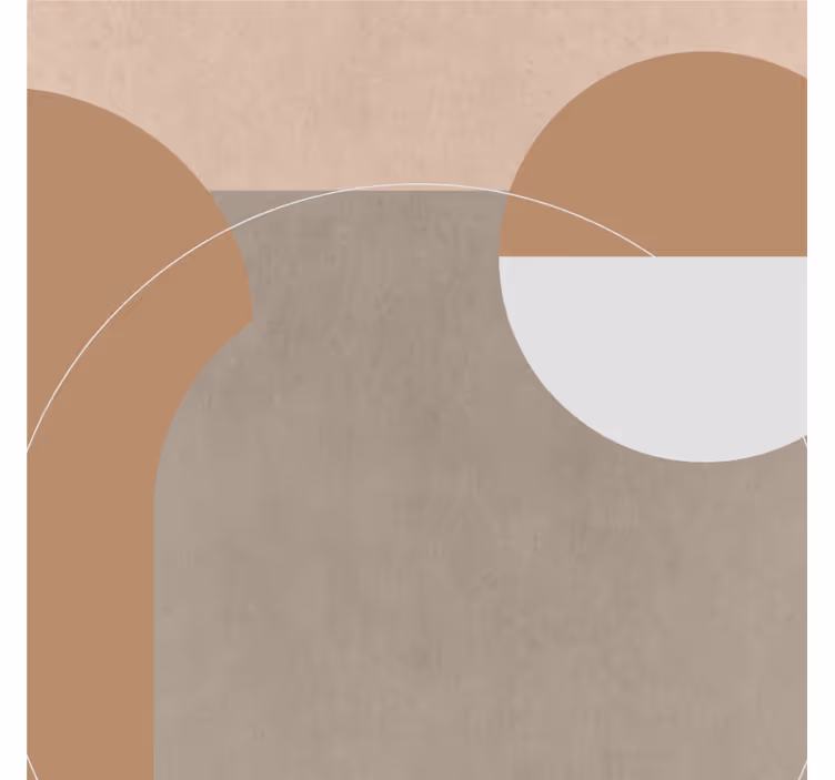 Sous verre moderne formes géométriques abstraites - TenStickers