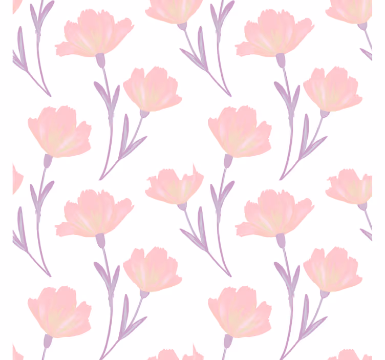Sous verre motif floral imprimé - TenStickers
