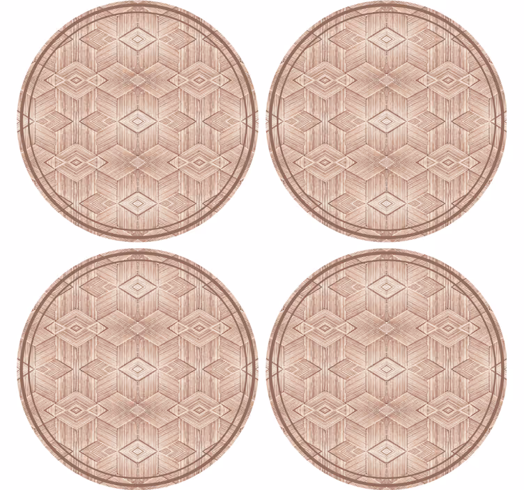 Sous verre motif géométrique circulaire - TenStickers