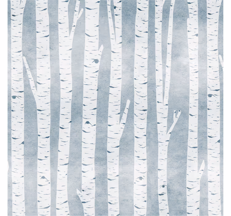 Sous verre motif arbre de bouleau - TenStickers