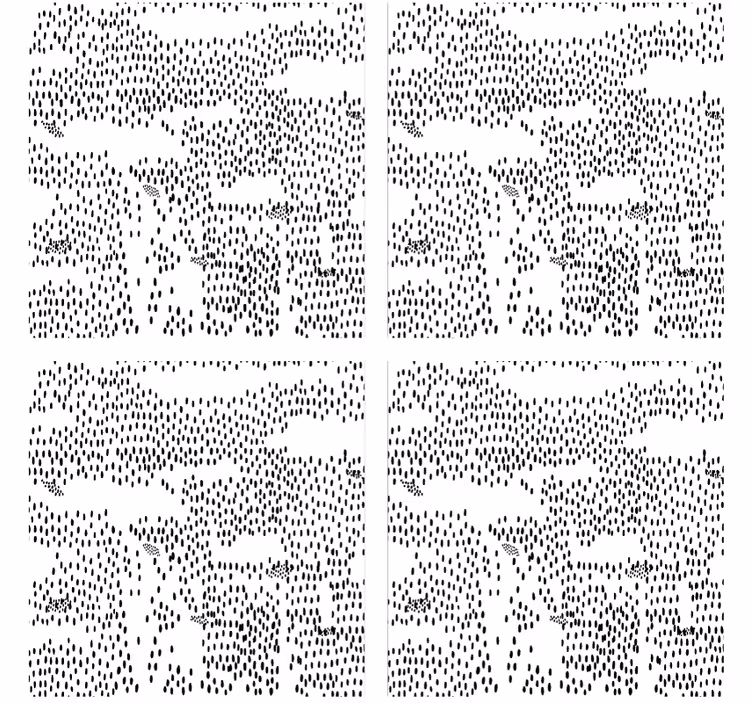 Sous verre motif abstrait noir - TenStickers