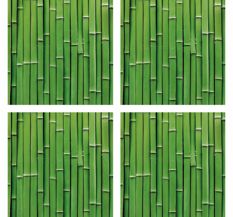 Sous verre motif texture bambou - TenStickers