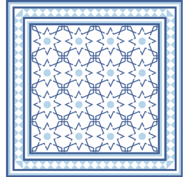 Sous verre motif formes géométriques - TenStickers