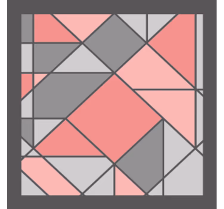 Sous verre motif géométrique - TenStickers