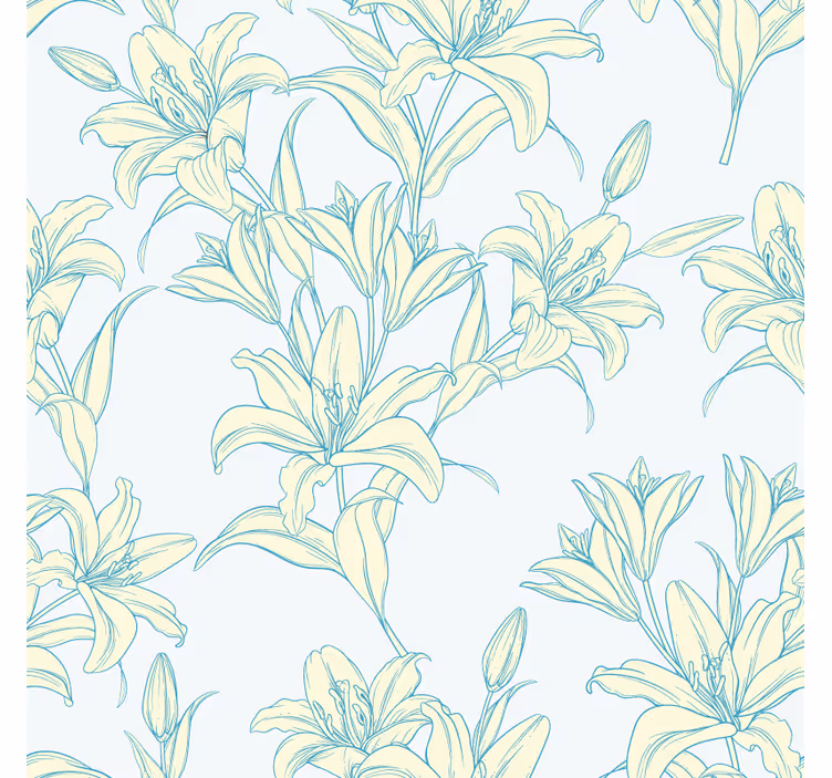 Sous verre Élégance motif floral - TenStickers