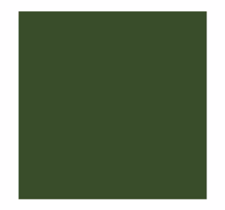 Sous verre moderne surface verte carrée - TenStickers