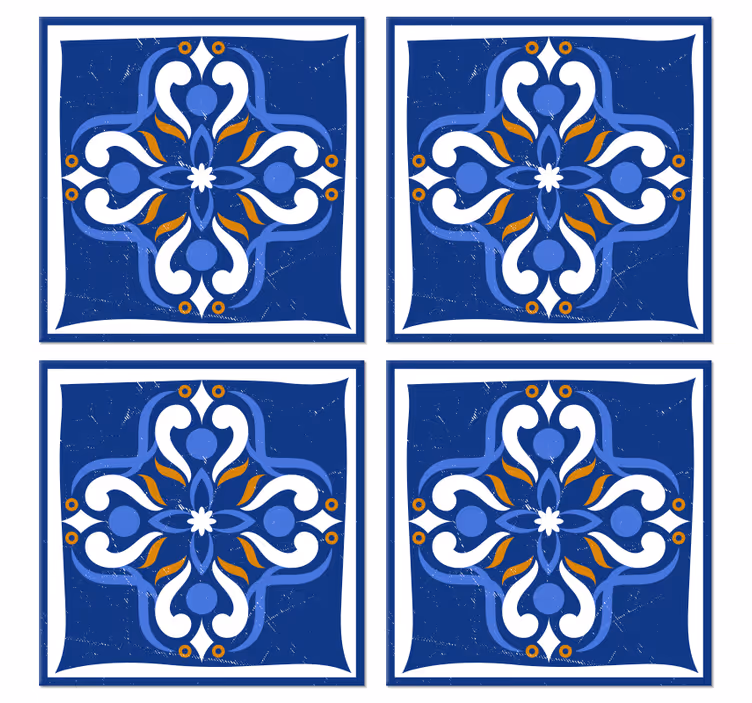 Dessous de verre en carreaux Carrelage méditerranéen classique - TenStickers